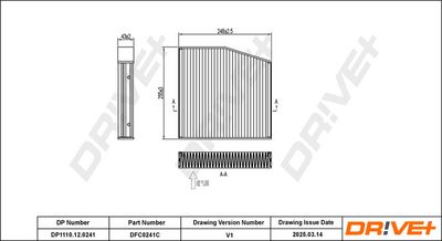 FILTER INNENRAUMLUFT DR!VE+ DP1110120241 7