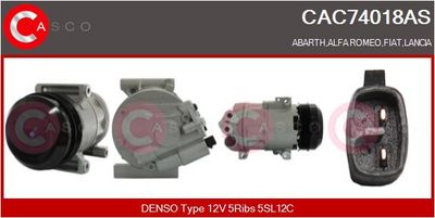 COMPRESOR CLIMATIZARE CASCO CAC74018AS
