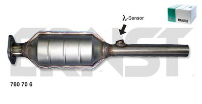Катализатор ERNST 760706 для SEAT ALTEA