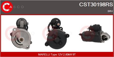 STARTER CASCO CST30198RS