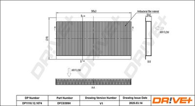 FILTER INNENRAUMLUFT DR!VE+ DP1110121074