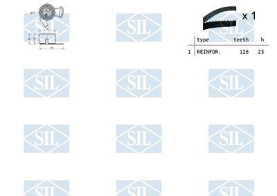 SET CUREA DE DISTRIBUTIE Saleri SIL TK1081 1