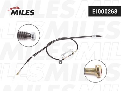Тросик, cтояночный тормоз MILES EI000268