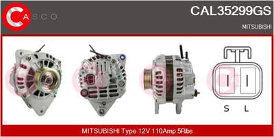 Генератор CASCO CAL35299GS для MITSUBISHI SIGMA
