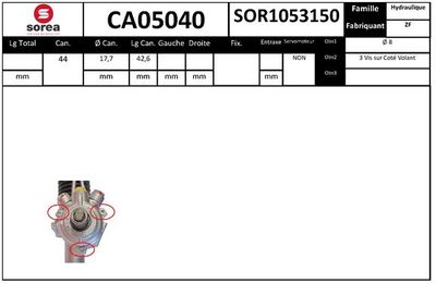 LENKGETRIEBE SNRA CA05040