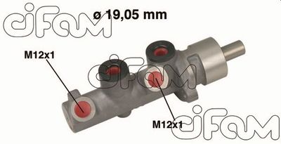 CIFAM 202-472 Ремкомплект тормозного цилиндра  для SMART CABRIO (Смарт Кабрио)