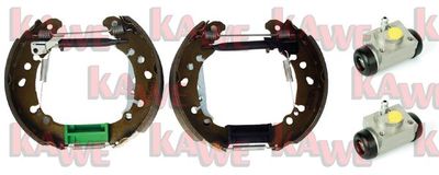 Комплект тормозных колодок KAWE OEK630 для DAIHATSU CHARADE