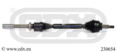 CDX 230654 Полуось в сборе для RENAULT LAGUNA II Grandtour (KG0/1_) 2.0 16V IDE (KG0N) CDX 230654 Полуось в сборе для RENAULT LAGUNA II Grandtour (KG0/1_) 2.0 16V IDE (KG0N)