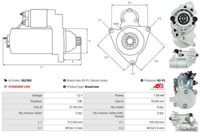 STARTER AS-PL S6238S 4
