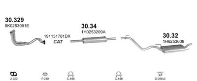 SISTEM DE ESAPAMENT POLMO POLMO01919