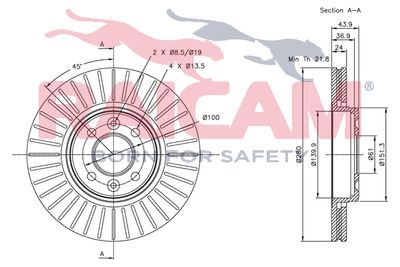 DISC FRANA RAICAM RD00668 2