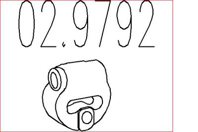 TAMPON CAUCIUC AMORTIZOR ESAPAMENT