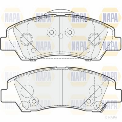 Brake Pad Set NAPA NBP1301