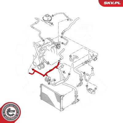 Potrubí chladiva SKV 43SKV758