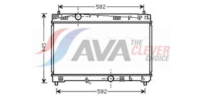 Radiateur, refroidissement du moteur AVA Clever Choice