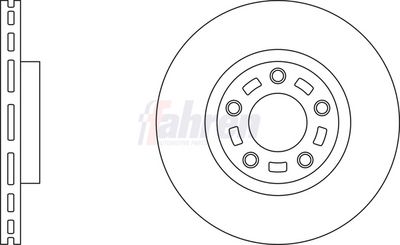 Fahren Brake Disc FBD6287