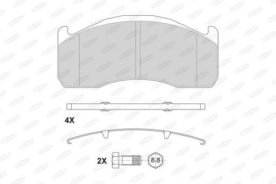 set placute frana,frana disc BERAL 2129291510