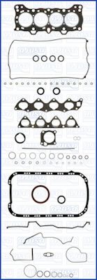 Комплект прокладок, двигатель AJUSA 50115500 для HONDA CRX