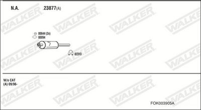 SISTEM DE ESAPAMENT WALKER FOK003905A