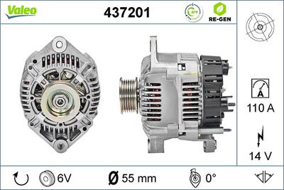 Alternator VALEO 437201