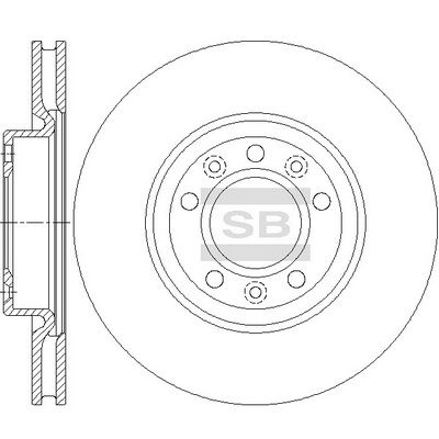 SD6008 Hi-Q Тормозной диск