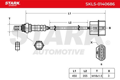 ламбда-сонда STARK SKLS-0140686