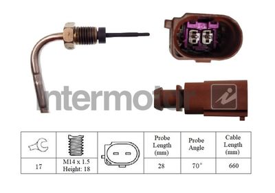 Sensor, exhaust gas temperature Intermotor 27190