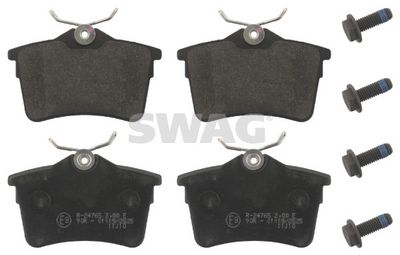 комплект спирачно феродо, дискови спирачки SWAG 62 91 6831