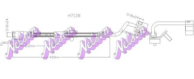 Тормозной шланг KAWE H7138 для JEEP WRANGLER
