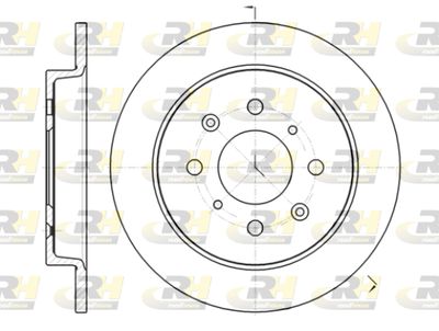 ROADHOUSE 61395.00 Тормозные диски  для HONDA CITY (Хонда Кит)