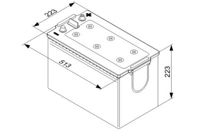 Batteri BOSCH 0 092 T40 770