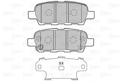 Brake Pad Set, disc brake 601009