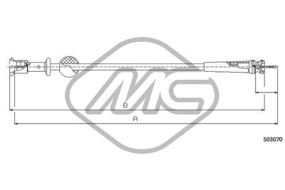 Linka tachografu METALCAUCHO 80784