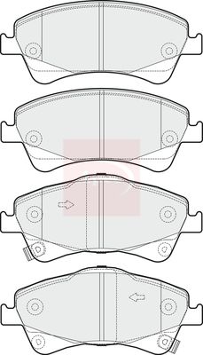 DriveTec Brake Pads DBPPAD1707