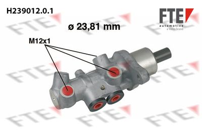 FTE 9220236 Ремкомплект главного тормозного цилиндра  для VW BORA (Фольцваген Бора)