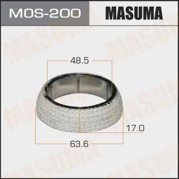 MASUMA MOS-200 Прокладка глушителя  для TOYOTA PLATZ (Тойота Платз)