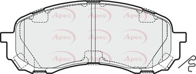 Brake Pad Set APEC PAD1644