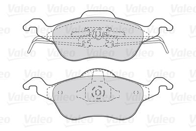 Brake Pad Set, disc brake 301317