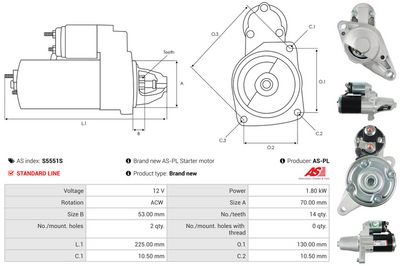 STARTER AS-PL S5551S 4