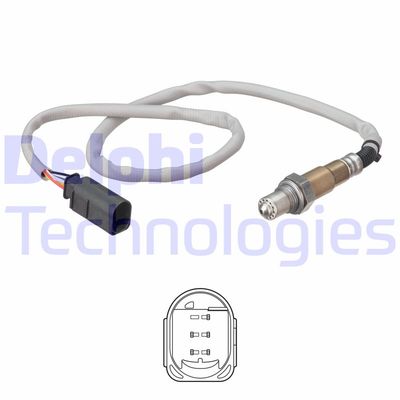 Лямбда-зонд DELPHI ES21295-12B1 для MERCEDES-BENZ GLK-CLASS