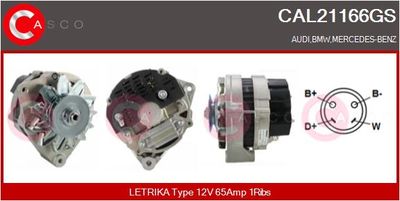 CASCO Dynamo / Alternator Genuine (CAL21166GS)