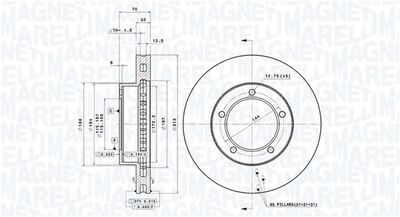 DISC FRANA MAGNETI MARELLI 360406046701