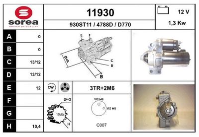 STARTER EAI 11930