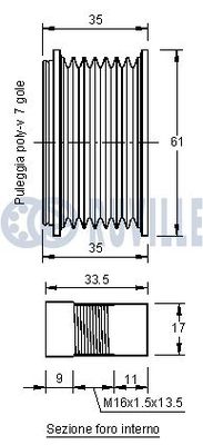 SISTEM ROATA LIBERA GENERATOR RUVILLE 541790 1