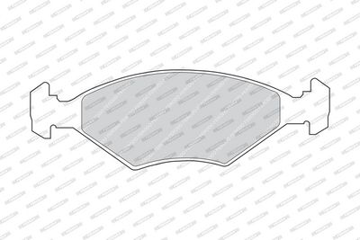 BREMSBELAGSATZ SCHEIBENBREMSE FERODO FDB519 1