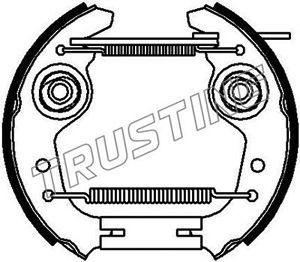 Комплект тормозных колодок TRUSTING 6065 для FIAT 900