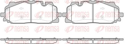 Brake Pad Set, disc brake 1667.00