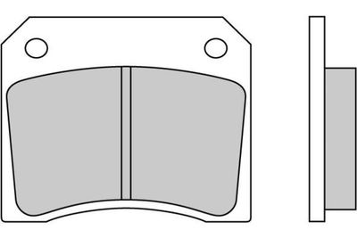 Комплект тормозных колодок, дисковый тормоз E.T.F. 12-0005 для ASTON MARTIN DB6