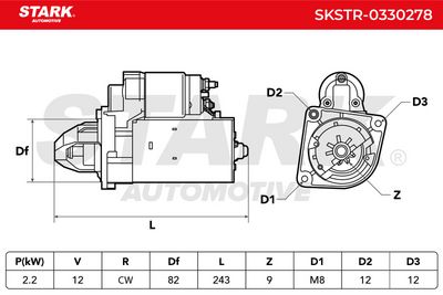 стартер STARK SKSTR-0330278