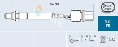 Sonda lambda FAE 75125